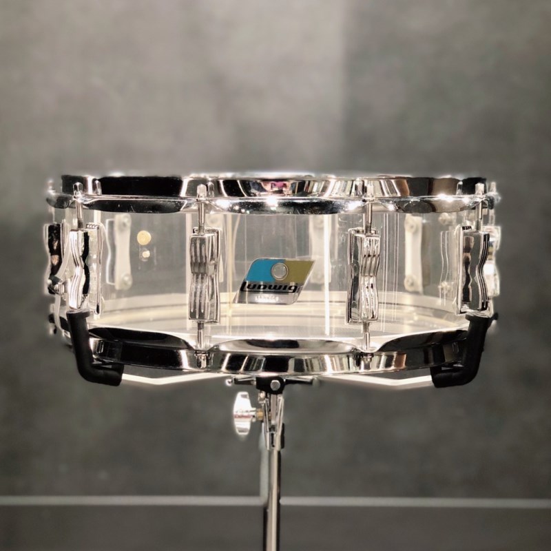 Ludwig 1976s Clear Vistalite Snare Drum 14×5の画像